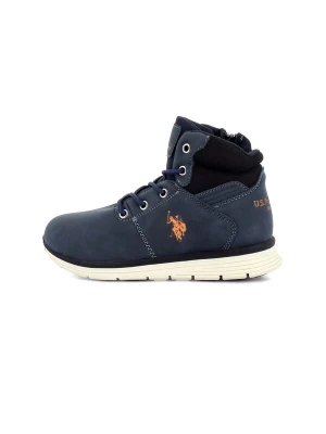 Obrázek produktu US POLO ASSN. Kozačky 'Carter' noční modrá / oranžová