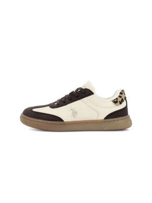 Obrázek produktu US POLO ASSN. Tenisky 'Jess' béžová / světle béžová / čokoládová