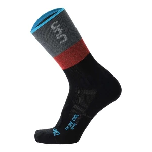 Obrázek produktu Uyn Sportovní ponožky aqua modrá / šedá / tmavě šedá / červená / černá