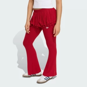 Obrázek produktu ÚZKÉ PLETENÉ LEGÍNY S VOLÁNEM Adidas Team Victory Red