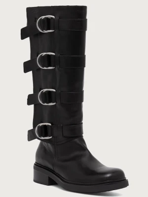 Obrázek produktu Vagabond Shoemakers kozačky nad kolena dámské kožené KARLIE černá