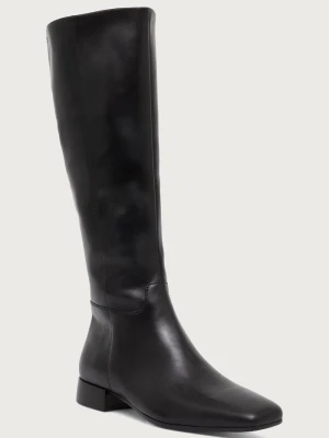 Obrázek produktu Vagabond Shoemakers kozačky nad kolena na plochém podpatku dámské kožené MONA černá