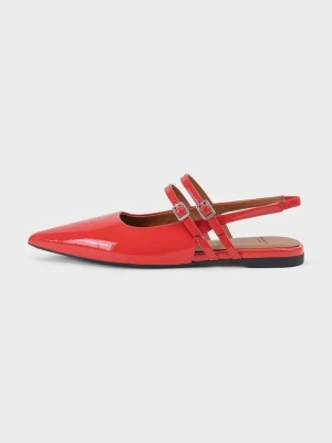 Obrázek produktu Vagabond Shoemakers Kožené baleríny Vagabond Shoemakers HERMINE červená