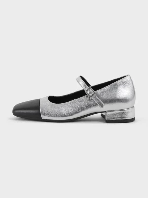 Obrázek produktu Vagabond Shoemakers Kožené lodičky Vagabond Shoemakers DEBBI stříbrná