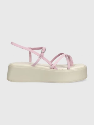 Obrázek produktu Vagabond Shoemakers Kožené sandály Courtney růžová
