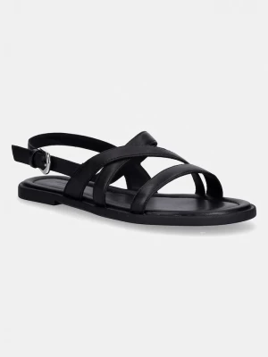 Obrázek produktu Vagabond Shoemakers sandály na plochém podpatku dámské kožené ZAIDA černá