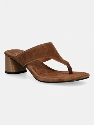 Obrázek produktu Vagabond Shoemakers žabky dámské semišové EVIE hnědá