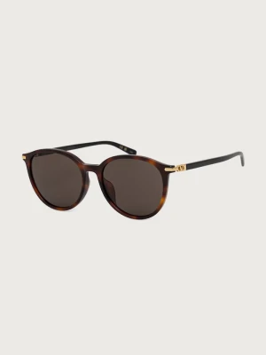 Obrázek produktu Valentino Eyewear kulaté sluneční brýle dámské hnědá