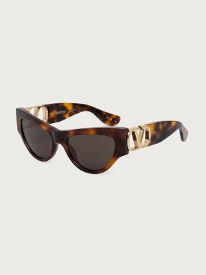 Obrázek produktu Valentino Eyewear sluneční brýle „kočičí oči“ dámské hnědá