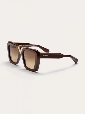 Obrázek produktu Valentino Eyewear Sluneční brýle Valentino Eyewear V - GOLD - II hnědá