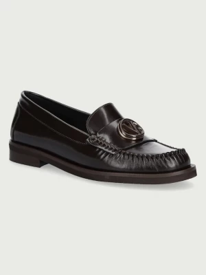 Obrázek produktu Valentino mokasíny dámské kožené DRESS hnědá