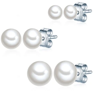 Obrázek produktu Valero Pearls Náušnice stříbrná / perlově bílá