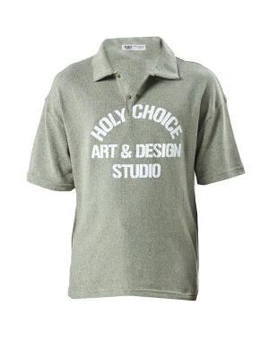 Obrázek produktu VAMOS CLO Tričko khaki / bílá
