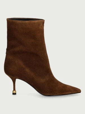 Obrázek produktu Vanda Novak kotníkové boty dámské semišové Elena Cozy Brown