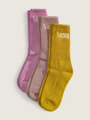 Obrázek produktu Vans - Classic Crew Socks (3 Pairs), Man, Pink, Size: M (38.5-42​)