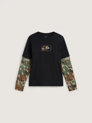 Obrázek produktu Vans - Kids Camo Twofer Shirt, Black