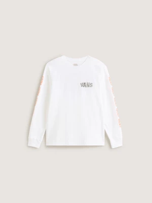 Obrázek produktu Vans - Kids Racing Flames Long Sleeve T-Shirt (8-14 Years), White