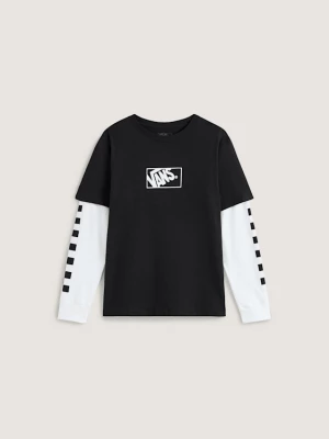 Obrázek produktu Vans - Kids Tilted Twofer Ls T-Shirt (8-14 years), Black
