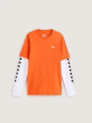 Obrázek produktu Vans - LONG CHECK TWOFER T-Shirt (8-14 Years), Orange