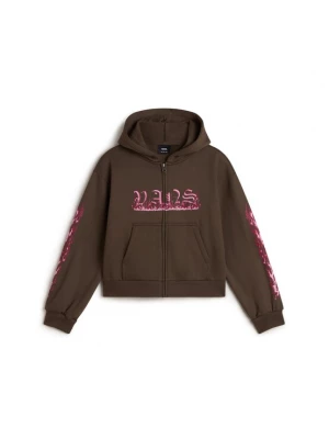 Obrázek produktu VANS Mikina 'Inferno' tmavě hnědá / bobule / růžová