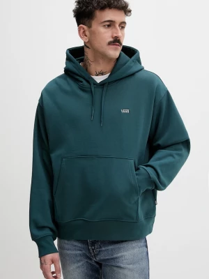 Obrázek produktu Vans mikina s kapucí pánská bavlněná tyrkysová
