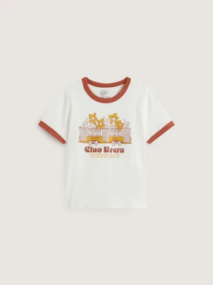 Obrázek produktu Vans - Milano Ciao Brera Ringer T-Shirt, Woman, White