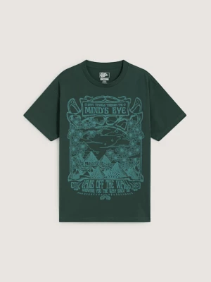 Obrázek produktu Vans - Minds Eye Oversized SS Tee OIL GREEN, Woman, Green