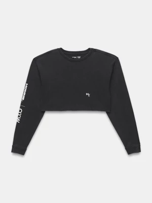 Obrázek produktu Vans - OTW Homme Girls LS Crop Tshirt Washed Black, Woman, Black