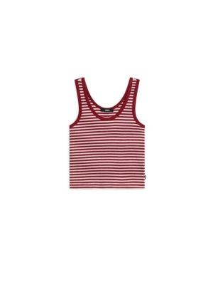 Obrázek produktu VANS Top burgundská červeň / bílá