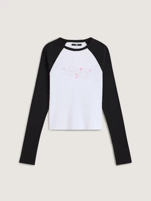 Obrázek produktu Vans - Y2K Star Raglan Long Sleeve T-Shirt, Woman, Black