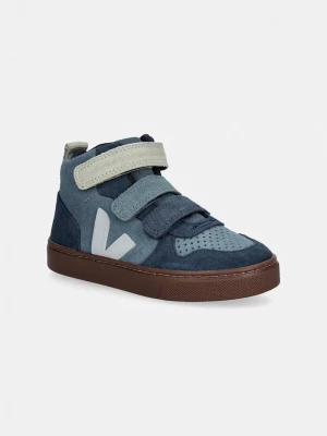 Obrázek produktu Veja Small V-10 Mid sneakers boty dětské semišové modrá