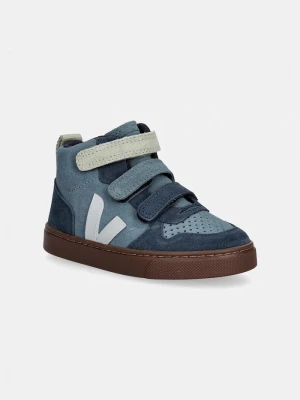 Obrázek produktu Veja Small V-10 Mid sneakers boty dětské semišové modrá