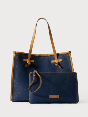 Obrázek produktu Velká kabelka GIANNI CHIARINI tmavomodrý denim