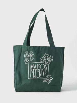 Obrázek produktu Velká kabelka Maison Kitsuné zelená