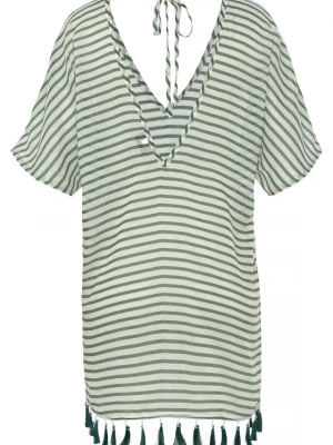Obrázek produktu VENICE BEACH Plážové šaty khaki / bílá