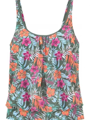 Obrázek produktu VENICE BEACH Tankiny top 'Summer' aqua modrá / khaki / oranžová / pink
