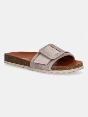 Obrázek produktu Verbenas pantofle dámské semišové REIKO VELOUR béžová