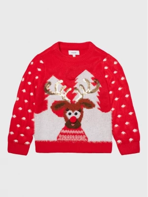 Obrázek produktu Vero Moda Girl Svetr Rudy 10272446 Červená Regular Fit