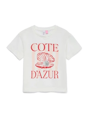 Obrázek produktu Vero Moda Girl Tričko 'VMGina Mette' růžová / červená / stříbrná / bílá