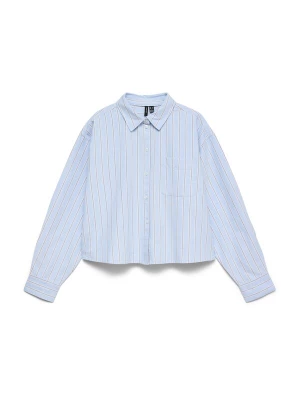 Obrázek produktu VERO MODA Halenka 'VMARIA' světlemodrá / tmavě šedá / bílá