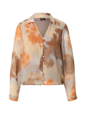 Obrázek produktu VERO MODA Halenka 'VMHOLLY' hnědá / šedá / oranžová