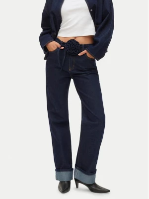 Obrázek produktu Vero Moda Jeansy Vmallison Mr Straight Rosebelt Jns Si346 10339315 Tmavomodrá Regular Fit
