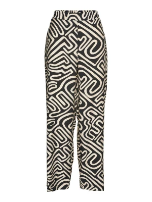 Obrázek produktu VERO MODA Kalhoty 'VMVIGDIS' černá / bílá