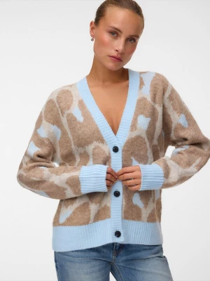 Obrázek produktu VERO MODA Kardigan světlemodrá / cappuccino / mokka