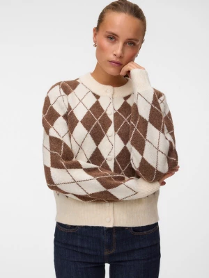 Obrázek produktu VERO MODA Kardigan 'VMHALO' krémová / čokoládová