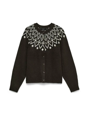 Obrázek produktu VERO MODA Kardigan 'VMKARLA' čokoládová / bílá