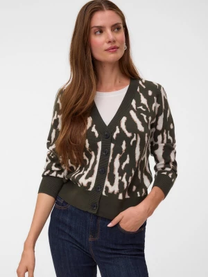 Obrázek produktu VERO MODA Kardigan 'VMNANCY' režná / karamelová / tmavě zelená