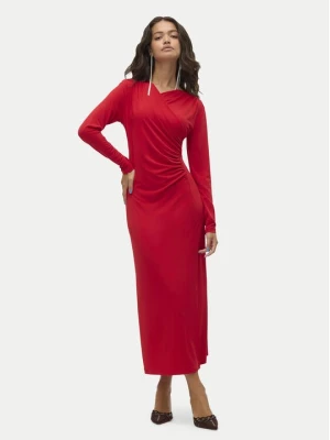 Obrázek produktu Vero Moda Koktejlové šaty Rasmine 10317033 Červená Slim Fit