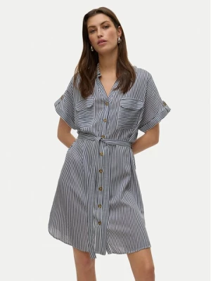Obrázek produktu Vero Moda Košilové šaty Bumpy 10325828 Tmavomodrá Loose Fit