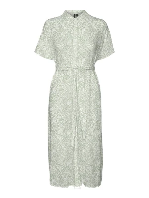 Obrázek produktu VERO MODA Košilové šaty 'Menny' khaki / bílá